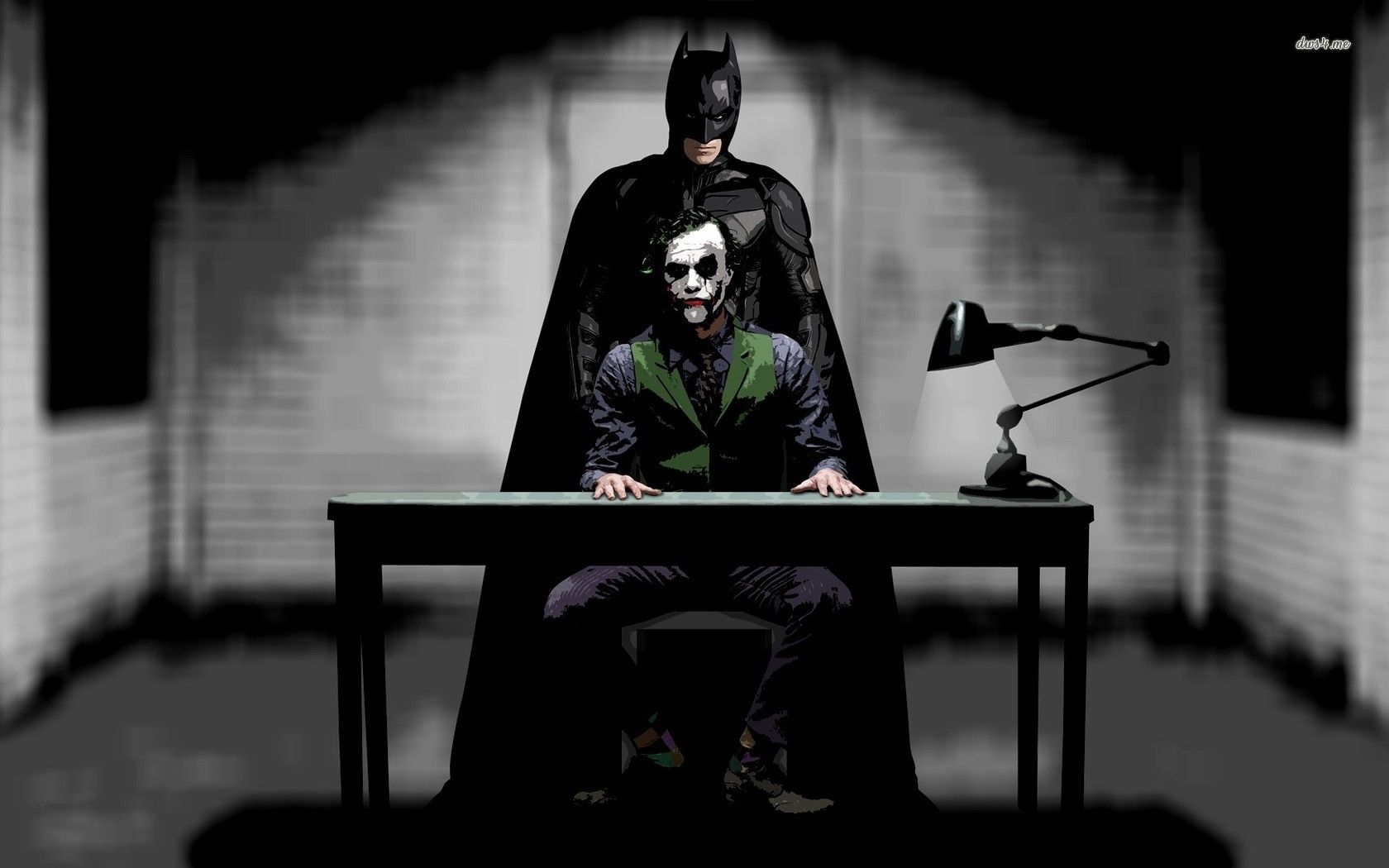 Joker and Batman   The Dark Knight Rises HD wallpaper Joker hd 1680x1050