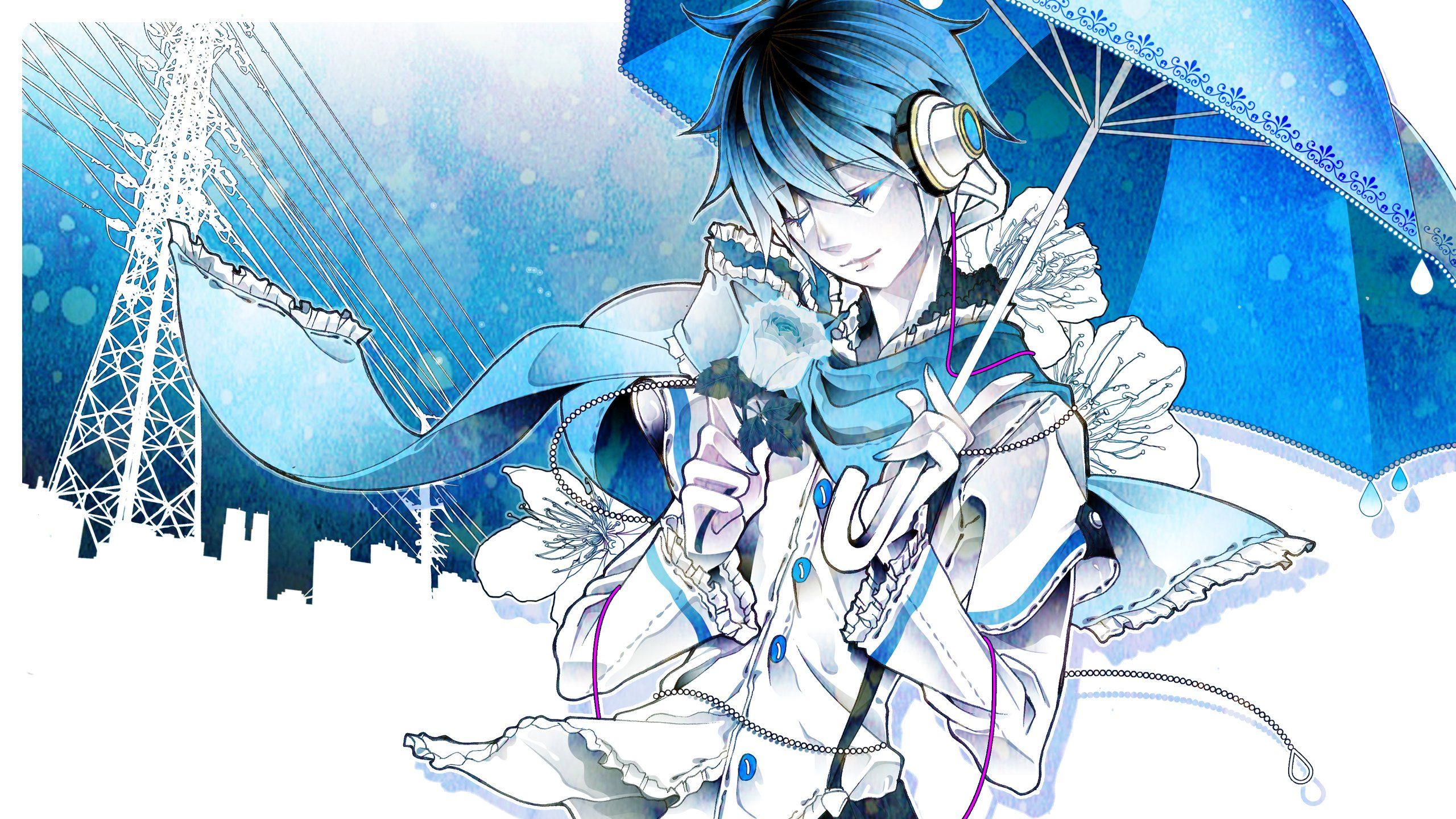 HD Kaito Vocaloid Background Wallpaper Image