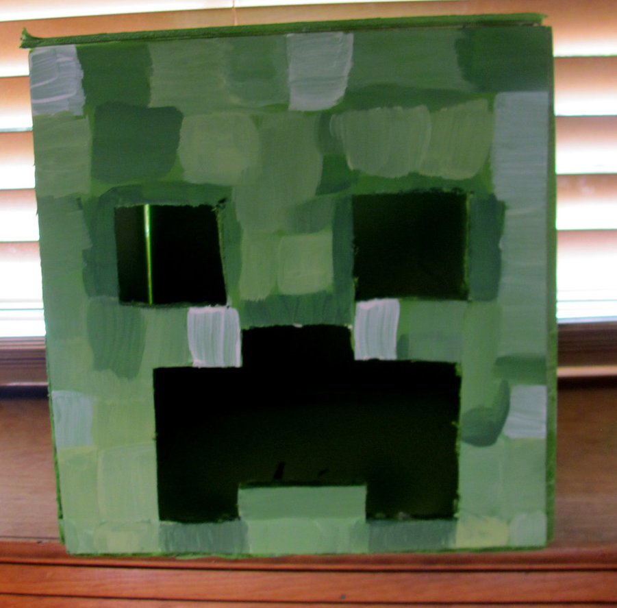 Wip Minecraft Creeper Head By Temarisgiantfan101