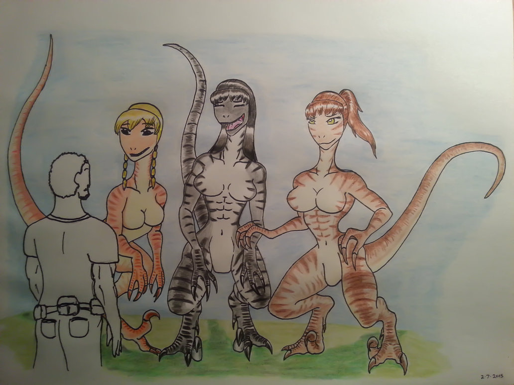 Jurassic World Art I Found  Human Raptor Squad  Wattpad