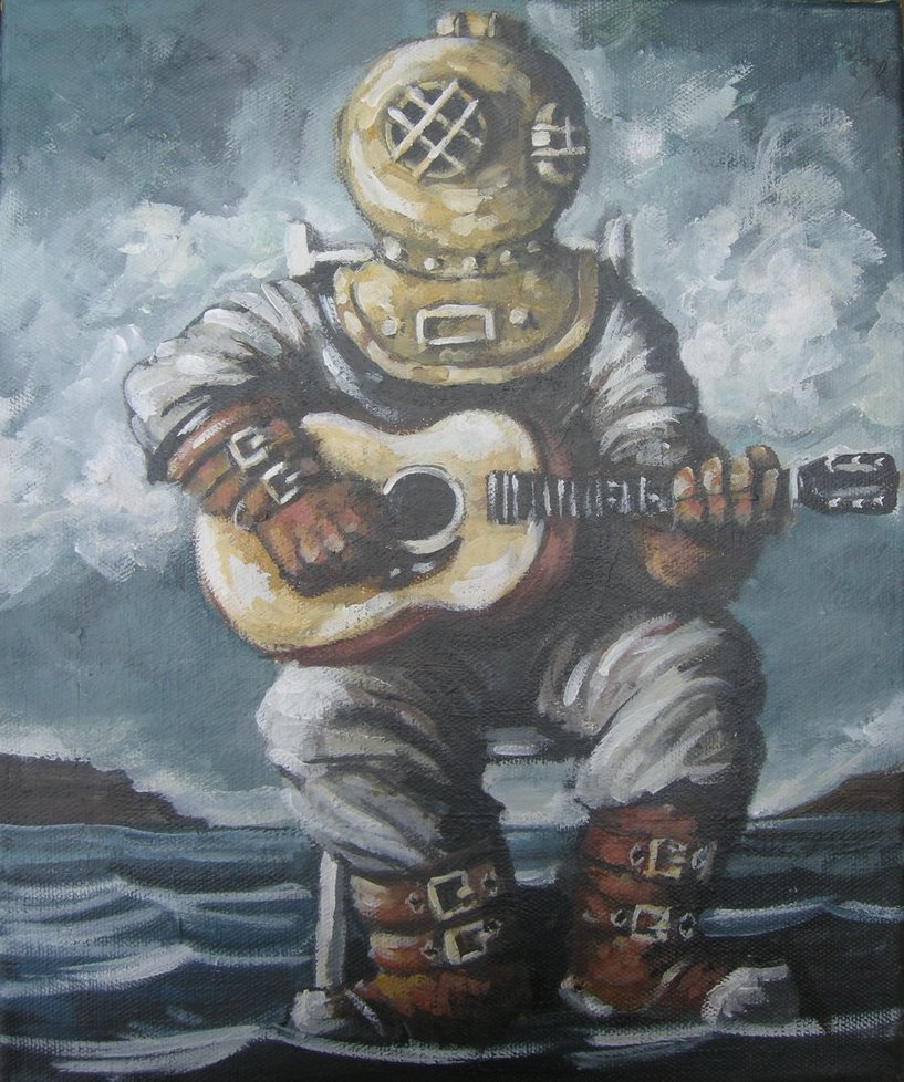 Deep Sea Diver W Acoustic Guitar By Shayhahn