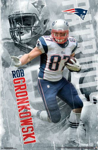 Rob Gronkowski New England Patriots Poster Nfl