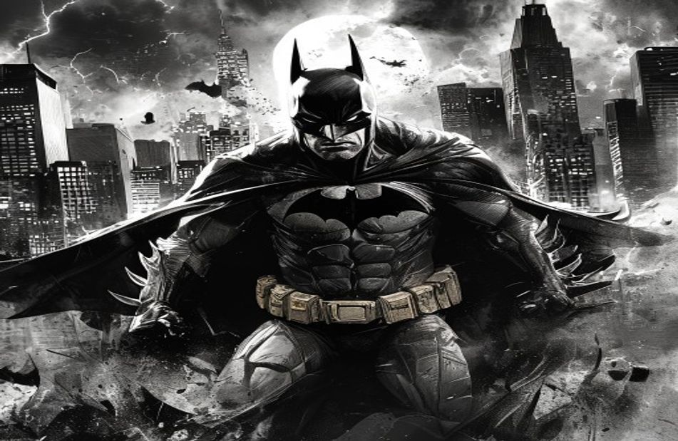 Black And White Batman Wallpaper