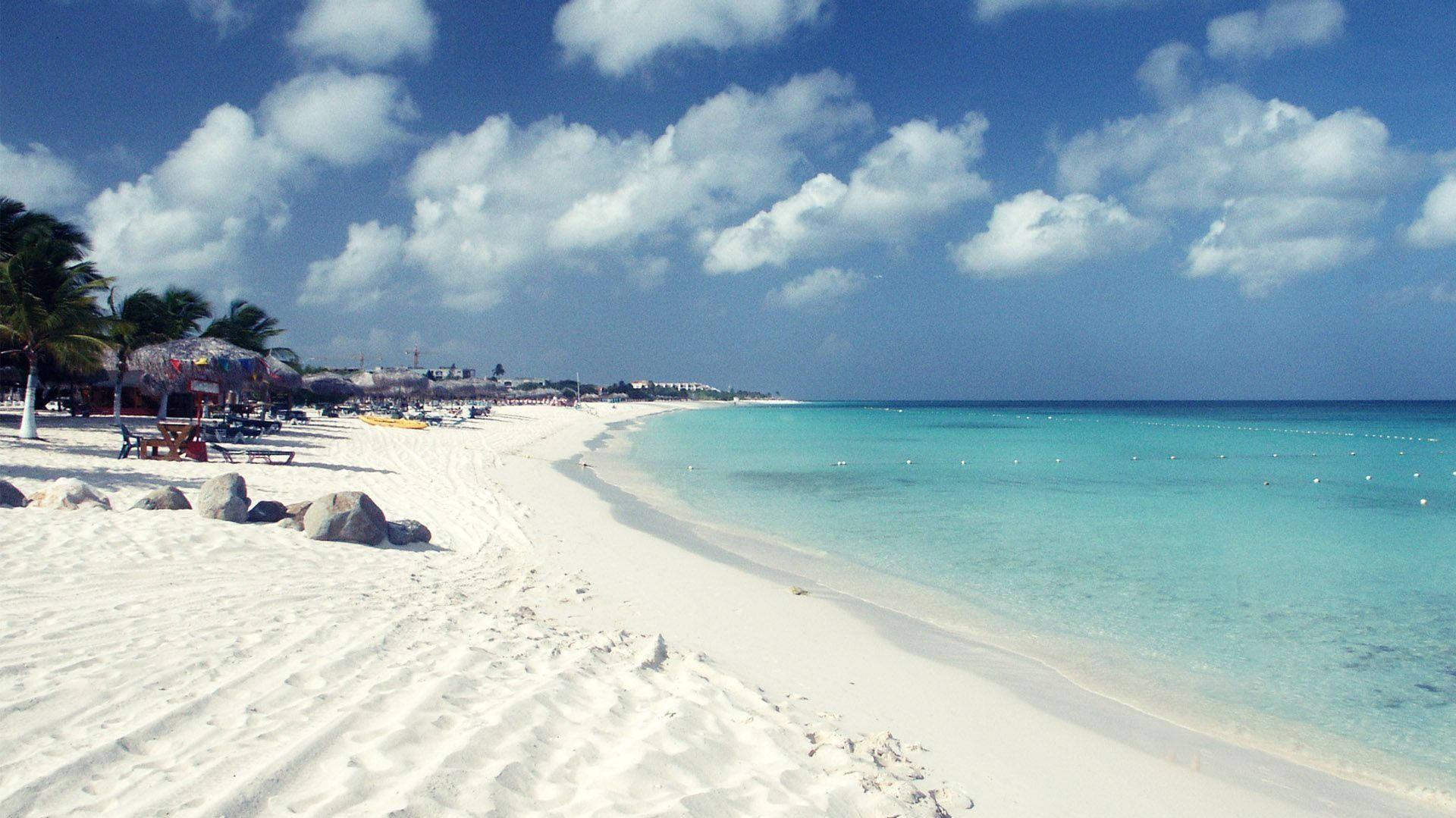 Aruba White Sand Beach Wallpaper