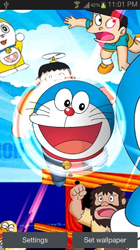 Bigger Doraemon HD Live Wallpaper For Android Screenshot