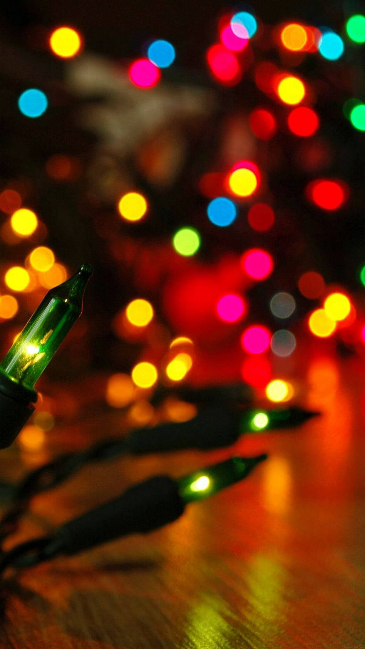 Christmas Lights Aesthetic Wallpaper