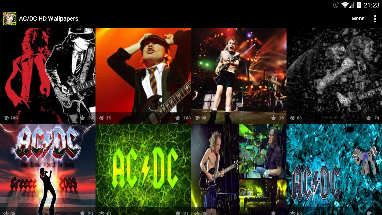 Ac Dc HD Wallpaper Screenshot