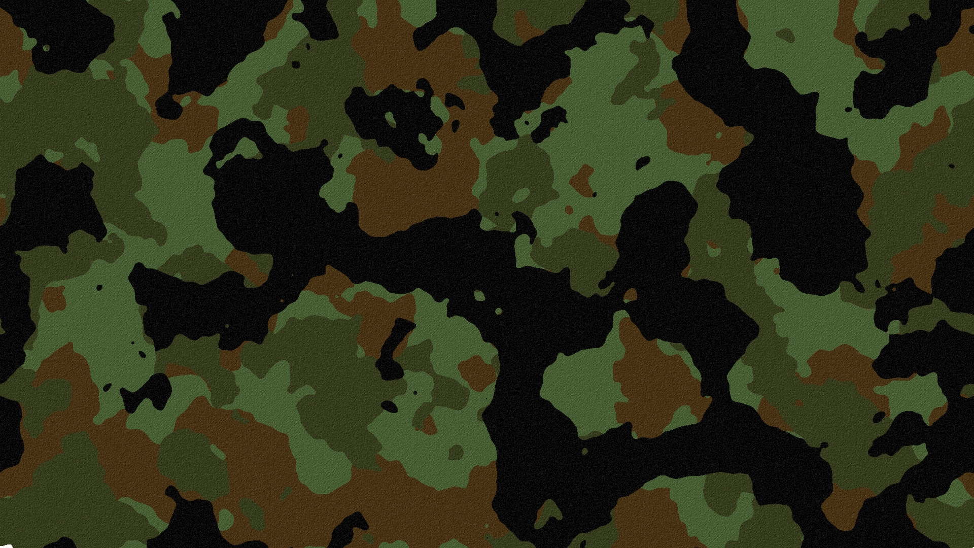 A seamless camouflage pattern in shades of green, brown, and black