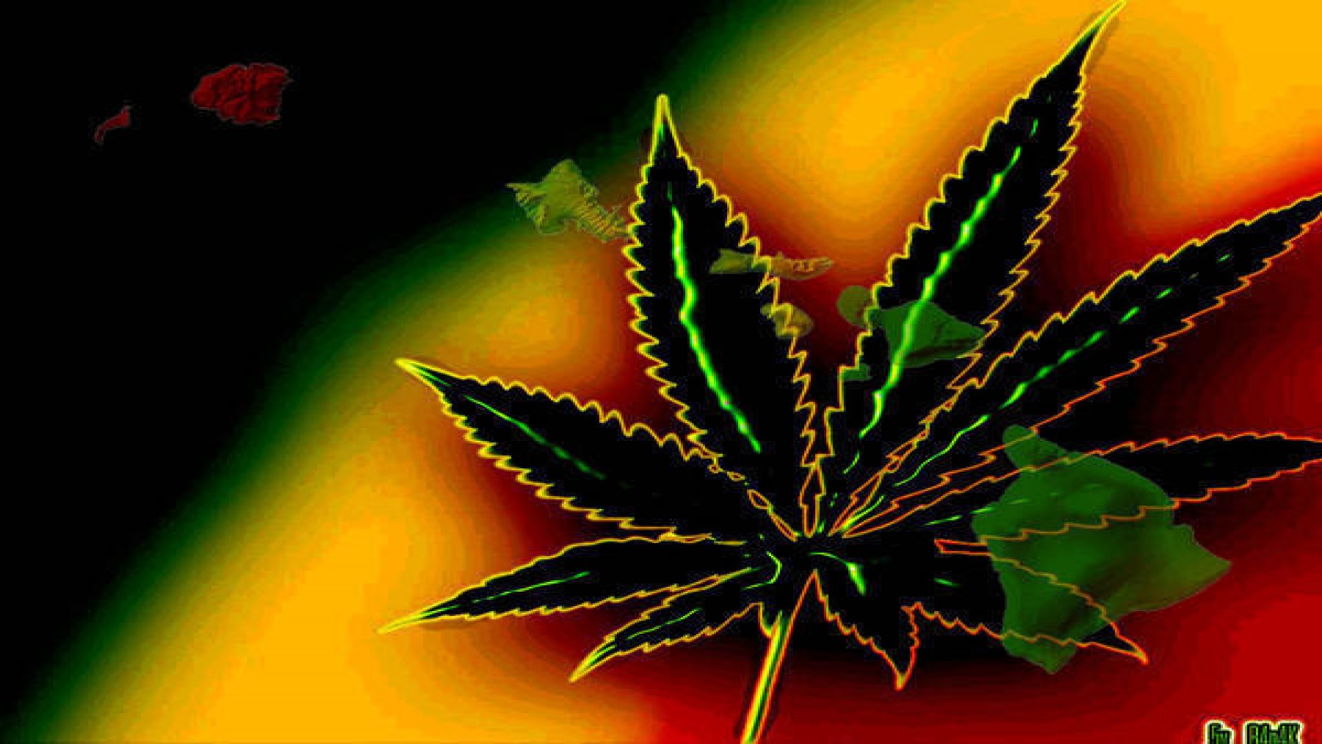 🔥 Download Jamaican Weed Leaf HD Wallpaper by @jkelly | Wallpapers of