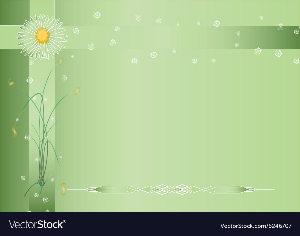 Spring Background Powerpoint Size A4 Royalty Vector