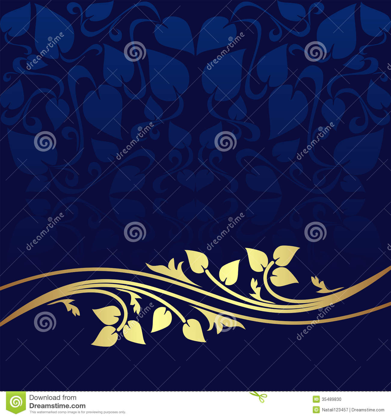 Navy Blue And Gold Wallpaper Backgroun