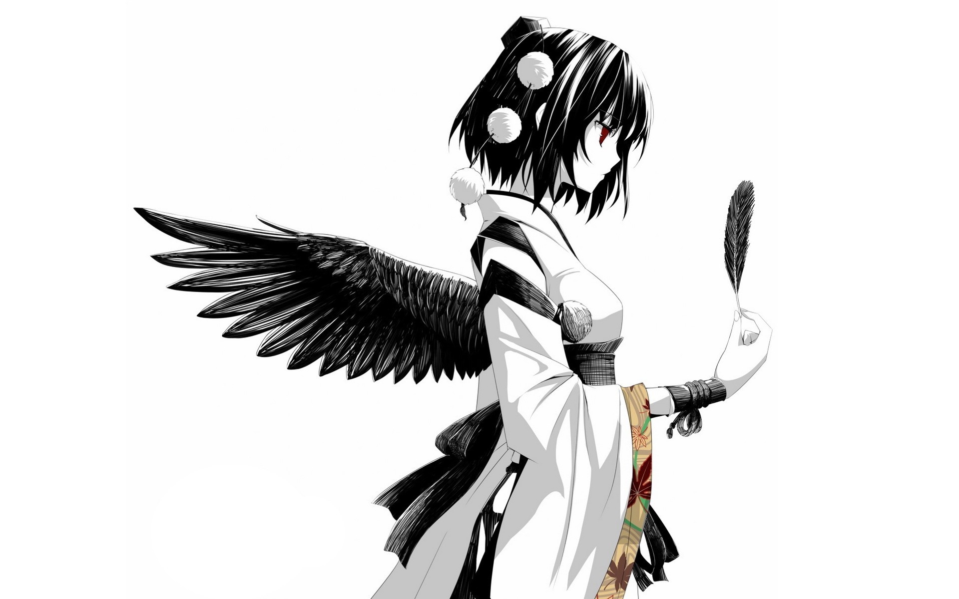 Dark Anime Wings: Live wallpaper - free download