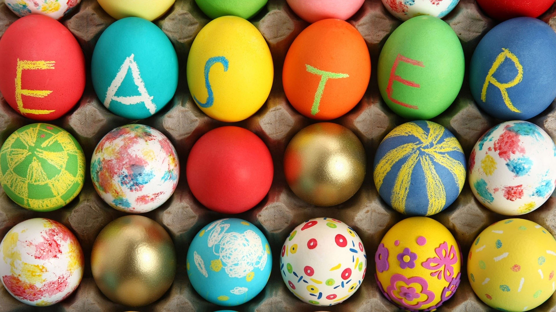 Easter Eggs Wallpaper HD
