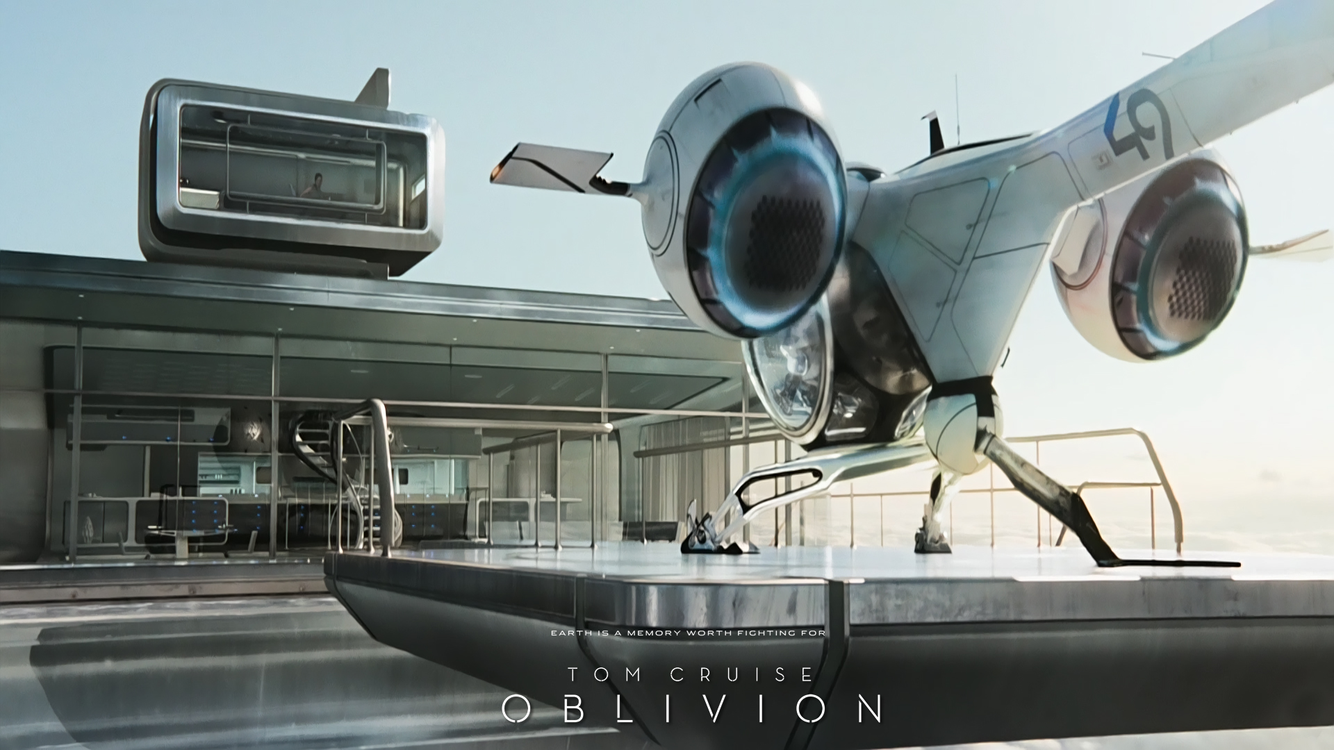 HD Wallpaper Screenshots Of Oblivion With Tom Cruise Movie
