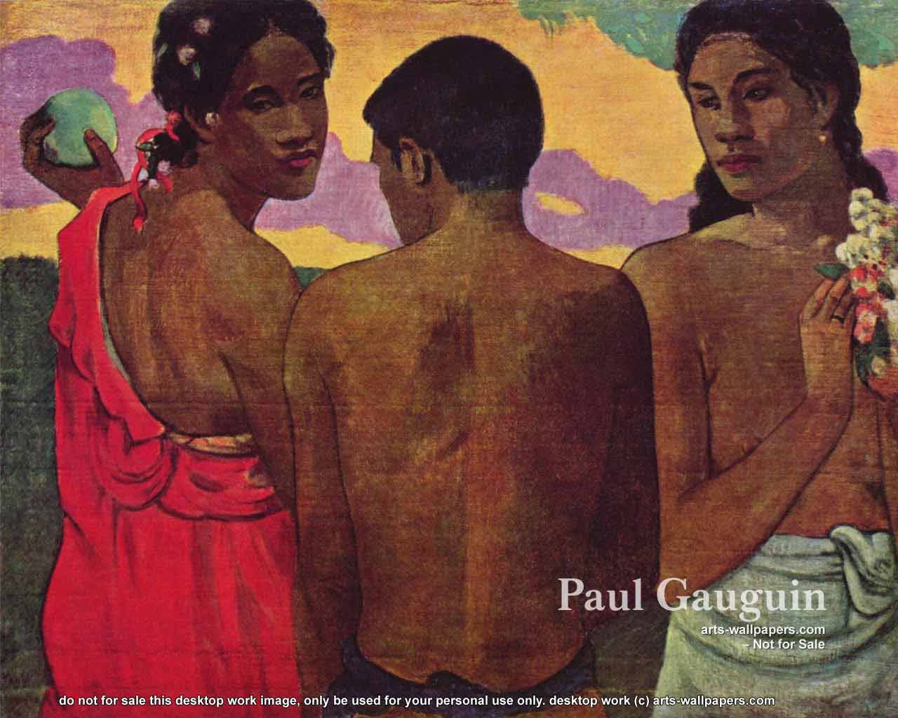 Paul Gauguin Paintings Wallpaper 1280 x 1024