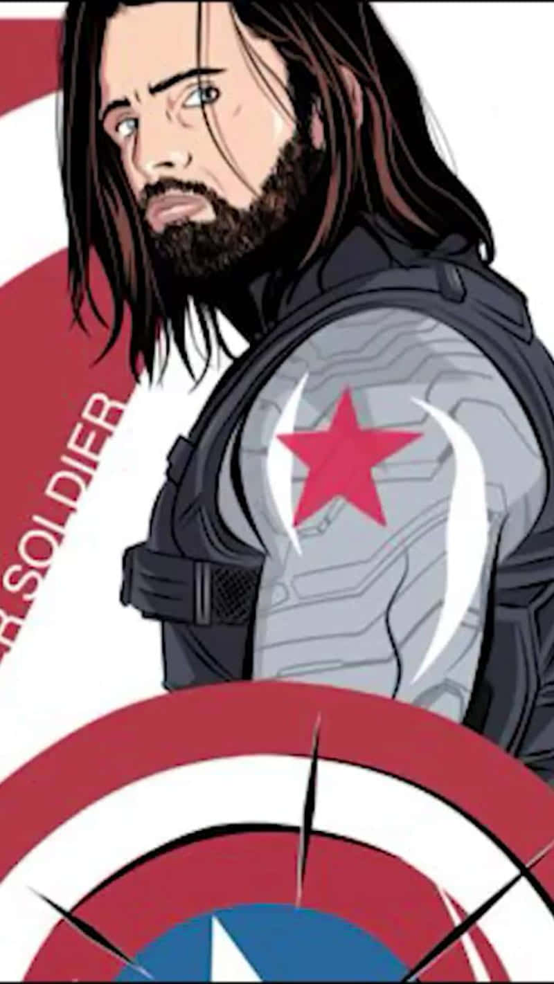 Bucky Barnes iPhone Wallpaper