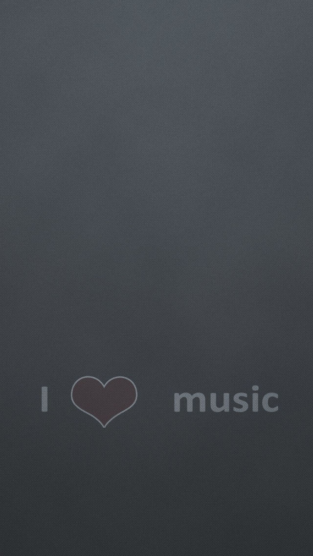 Love Music iPhone 5s Wallpaper iPad