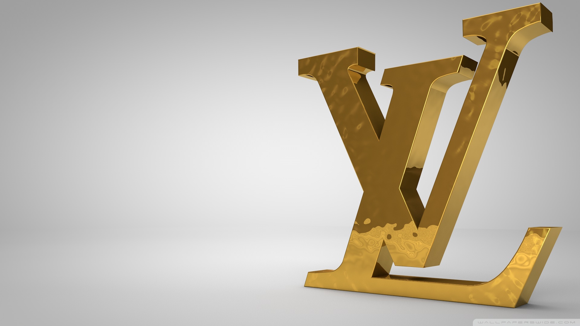 Gold Lv Logo Wallpaper