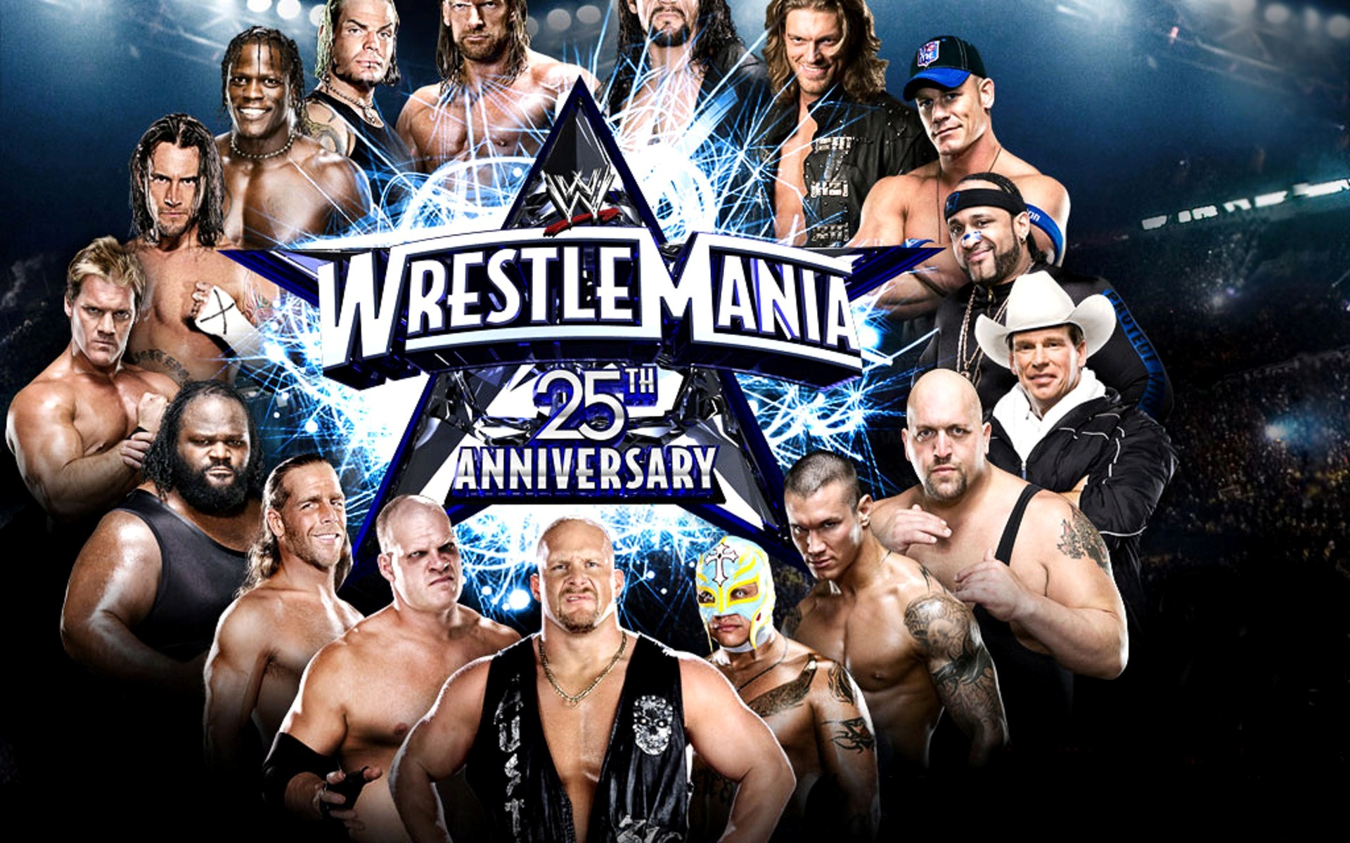 Wwe Wrestlemania Anniversary All Superstars Photos HD Wallpaper