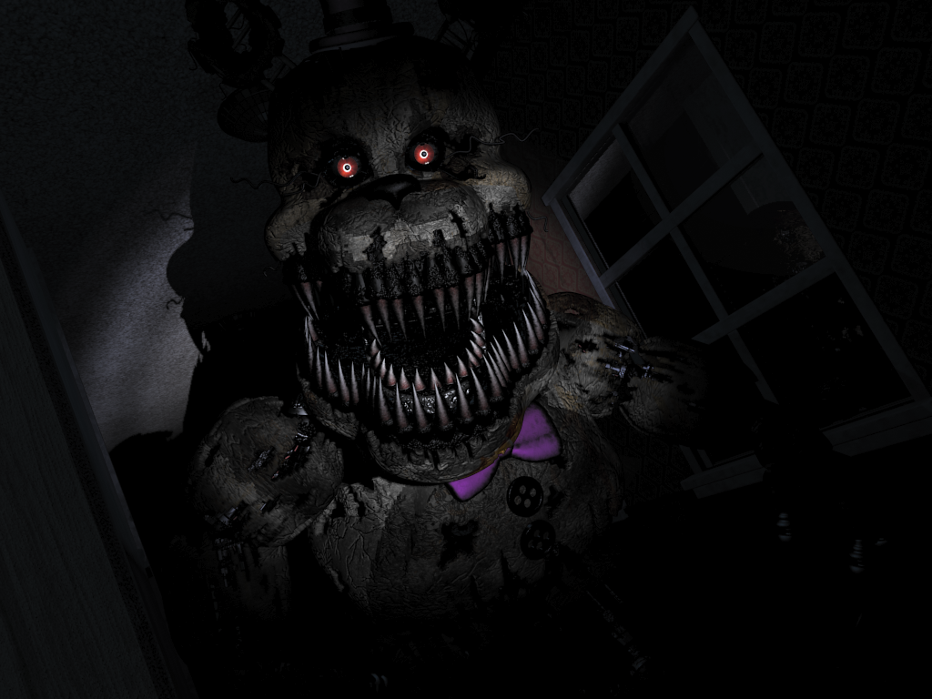 I was mixing the Nightmare Fredbear images with the Nightmare