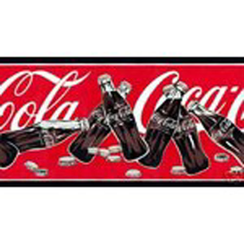  Vintage Red Coca Cola Coke Soda Bottles Wall Paper Border eBay