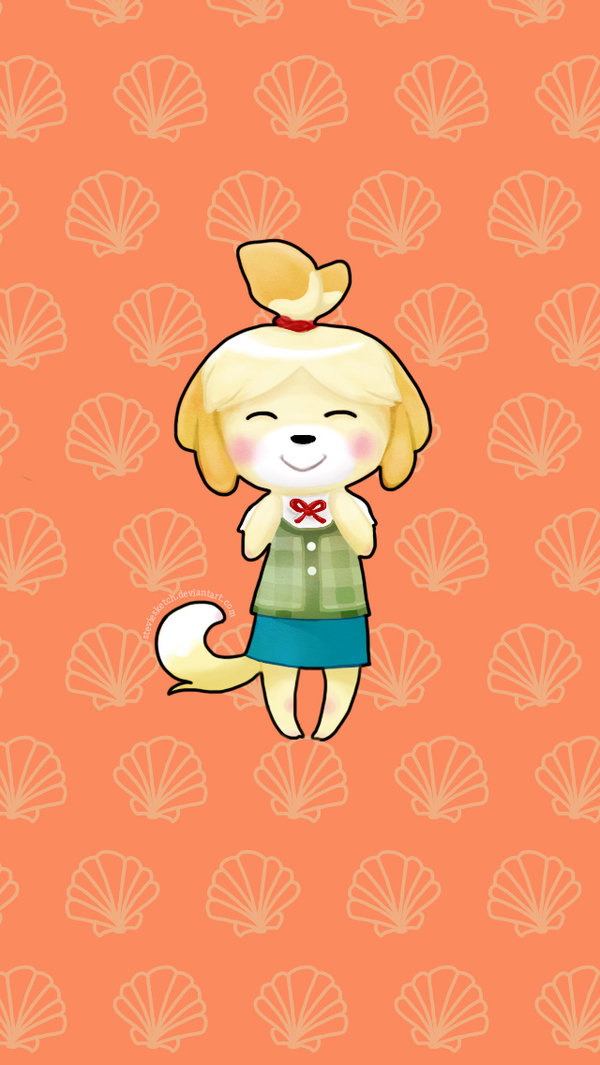 Acnl Isabelle iPhone Wp Desktop And Mobile Wallpaper Wallippo