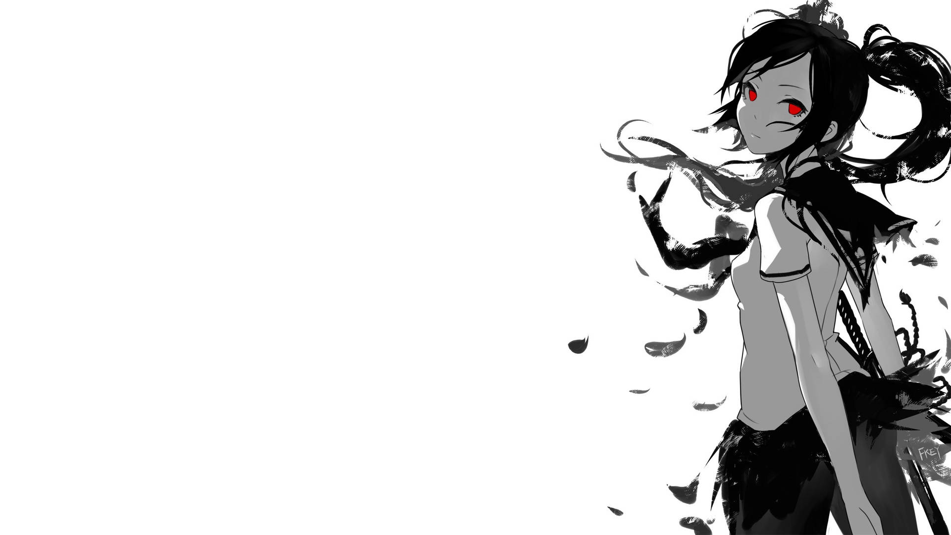 White Anime Wallpaper