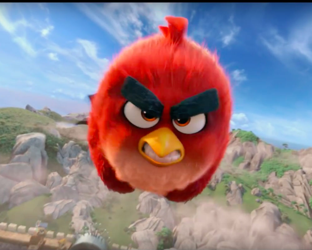 Angry Birds Red Background Wallpaper Baltana