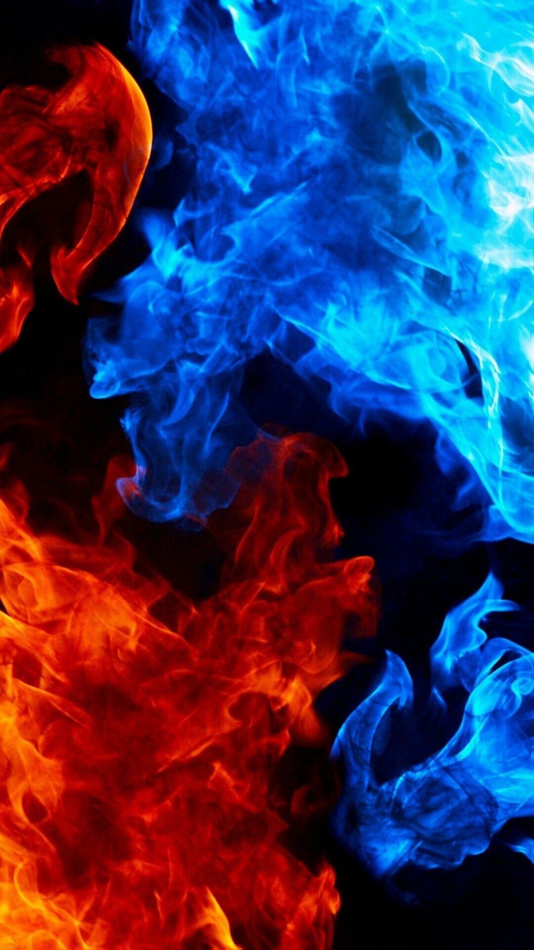 Blue And Red Wallpaper