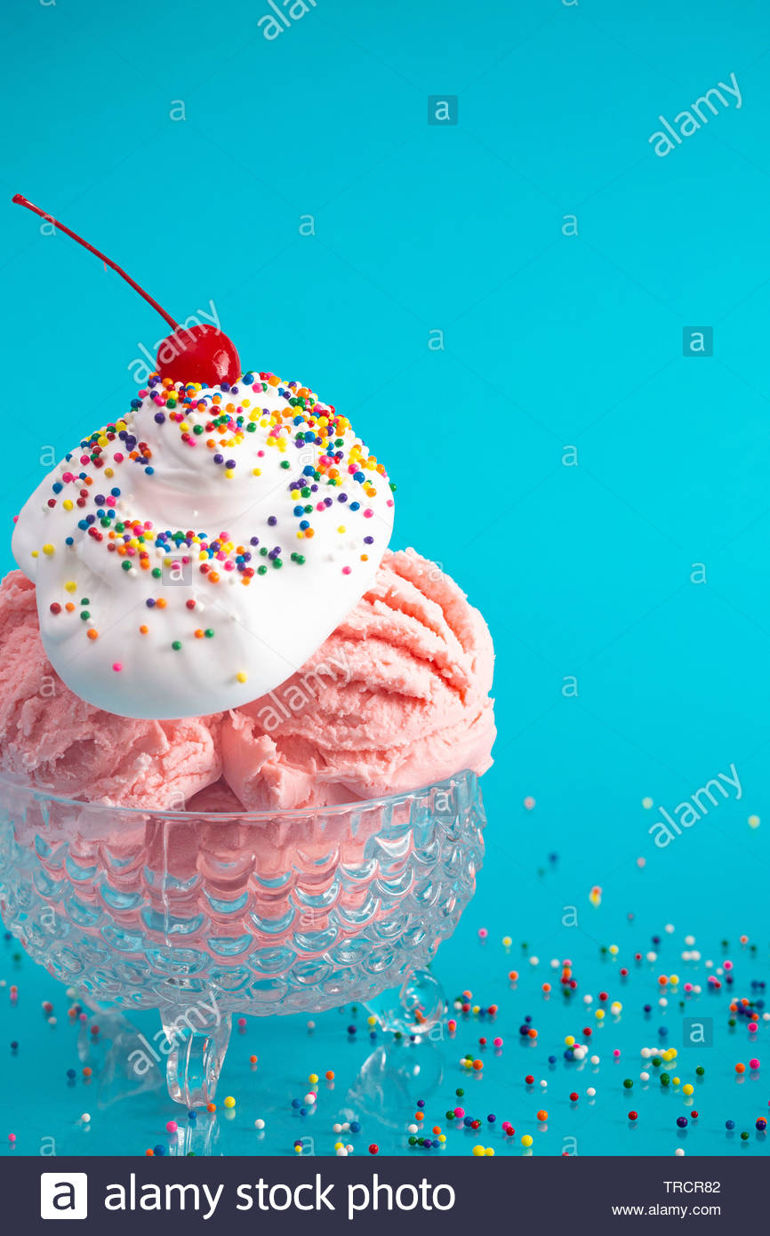 ice cream sundae background