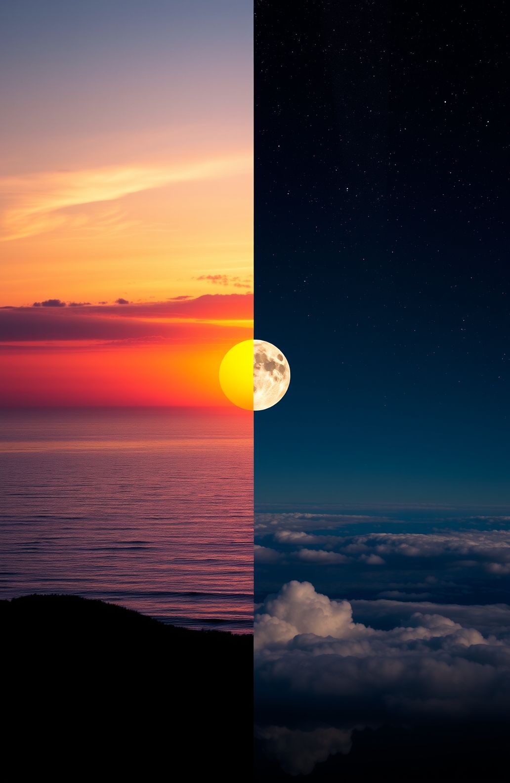 Day And Night Wallpaper