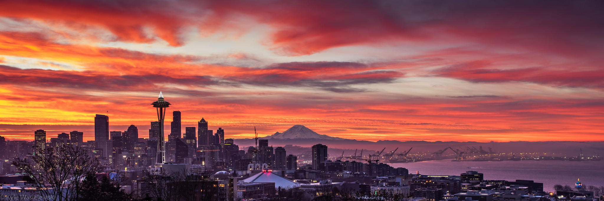 Just A Beatutiful Pacific Northwest Sunset Seattle Washington