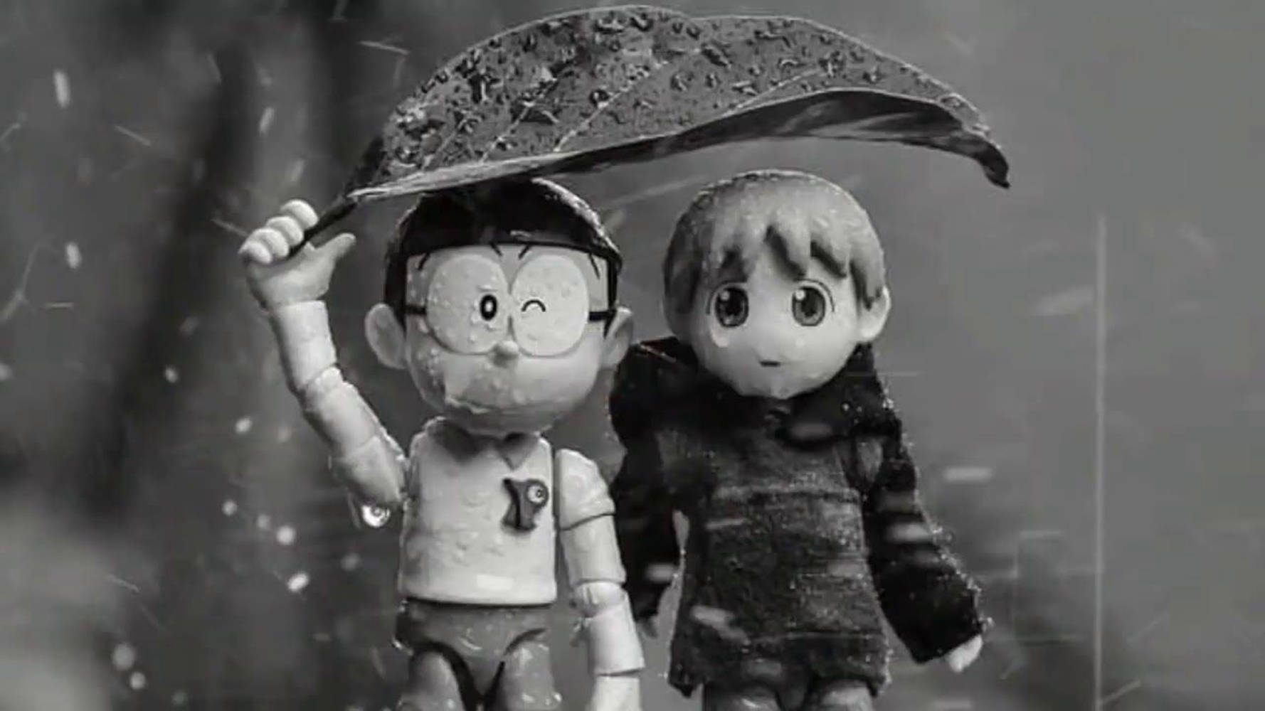 Nobita And Shizuka Love Wallpaper