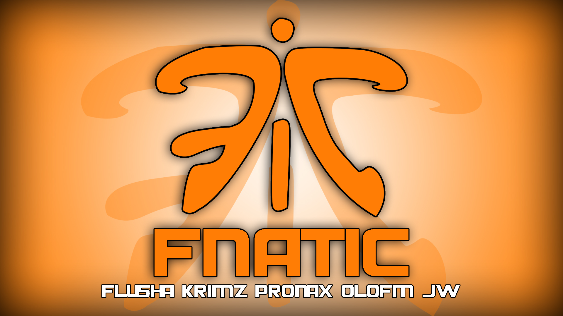 Made A Quick Fnatic Cs Go Wallpaper For Myself Thought Some Of