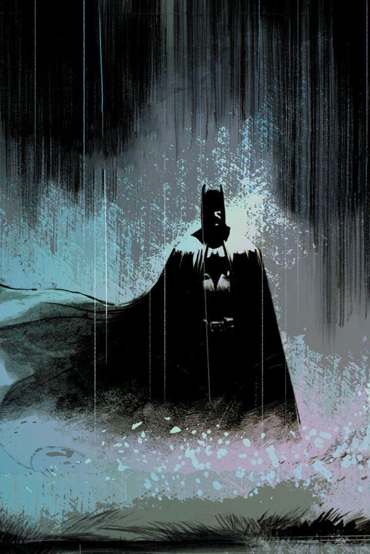 Batman Art Rain Dark Wallpaper Artwork