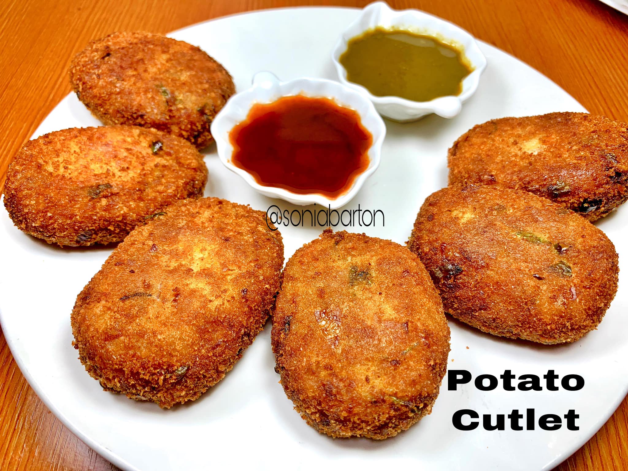 Sonia Barton Recipes Potato Cutlet Quick Snack Recipe Link In