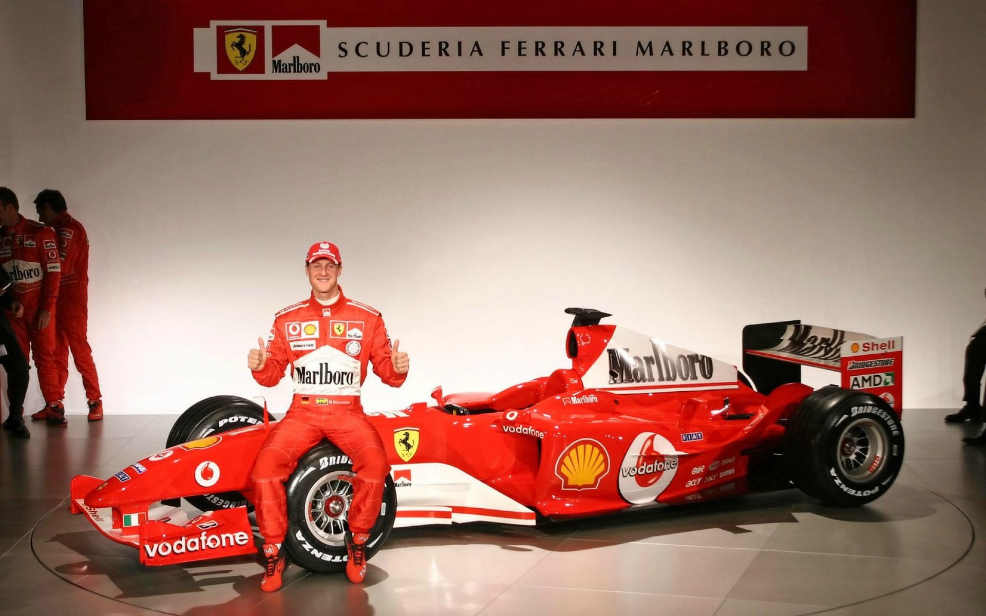 Michael Schumacher Is Jumping Enjoying Success Schumacher HD wallpaper   Peakpx