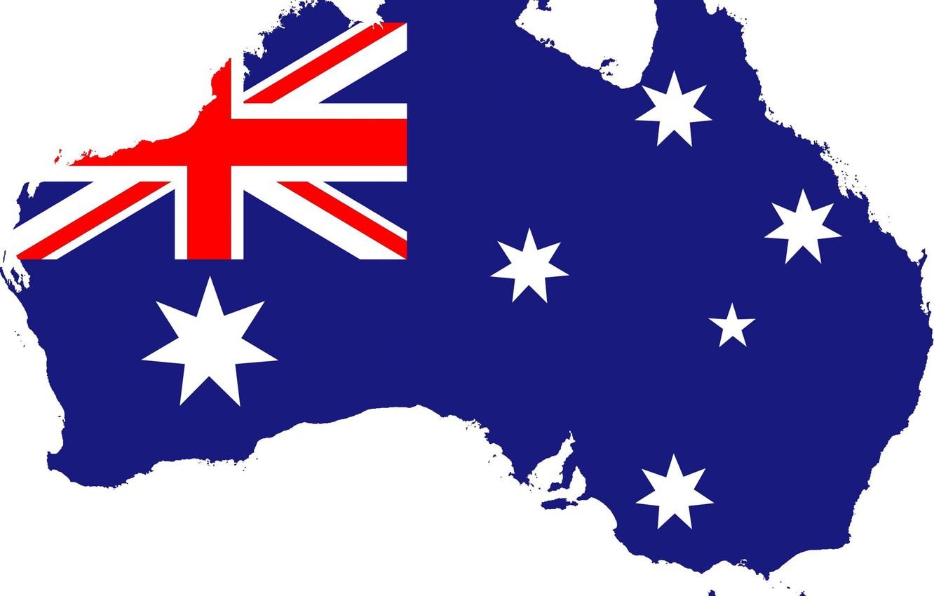 Wallpaper Flag Australia Fon Border Cuistom