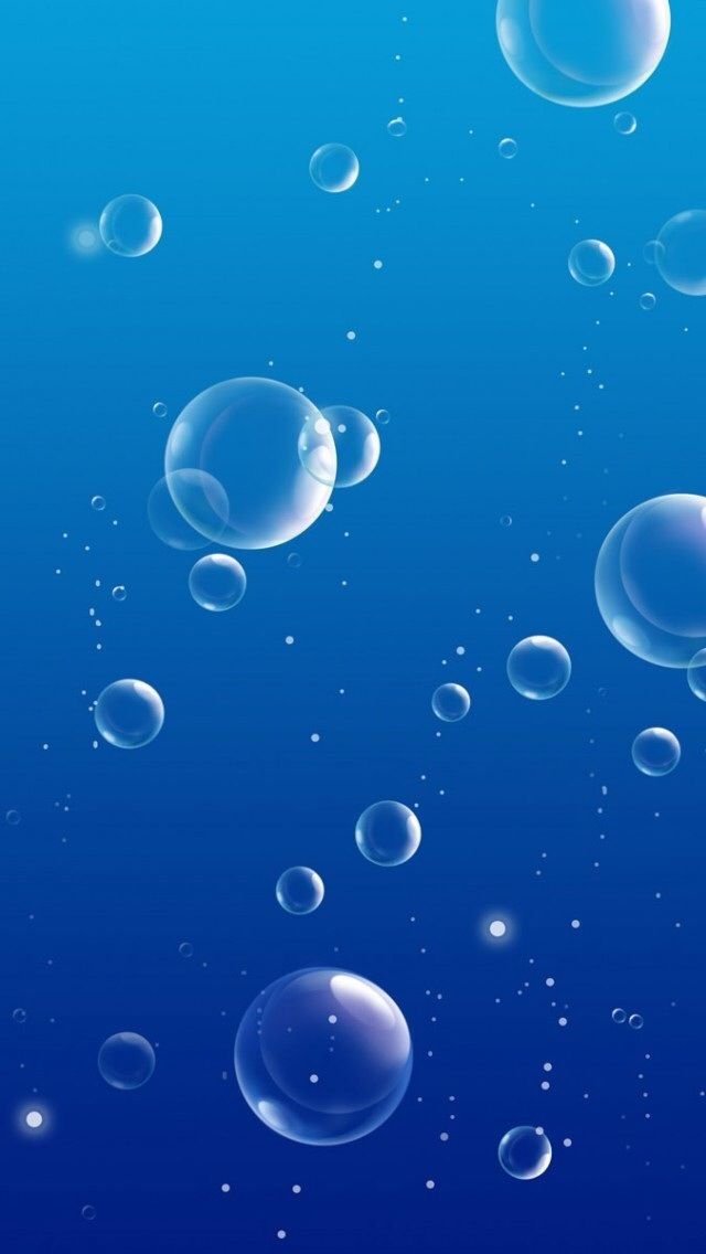 Blue Bubble iPhone Wallpaper Bubbles Baby