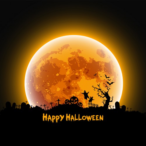 Happy Halloween For iPad Wallpaper