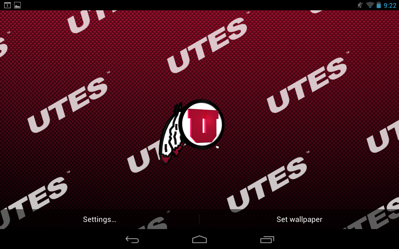 Utah Utes Live Wallpaper HD  screenshot 1280x800