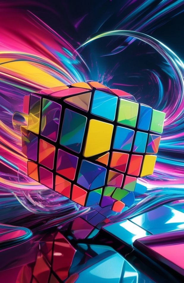 3d Wallpaper Rubix Cube