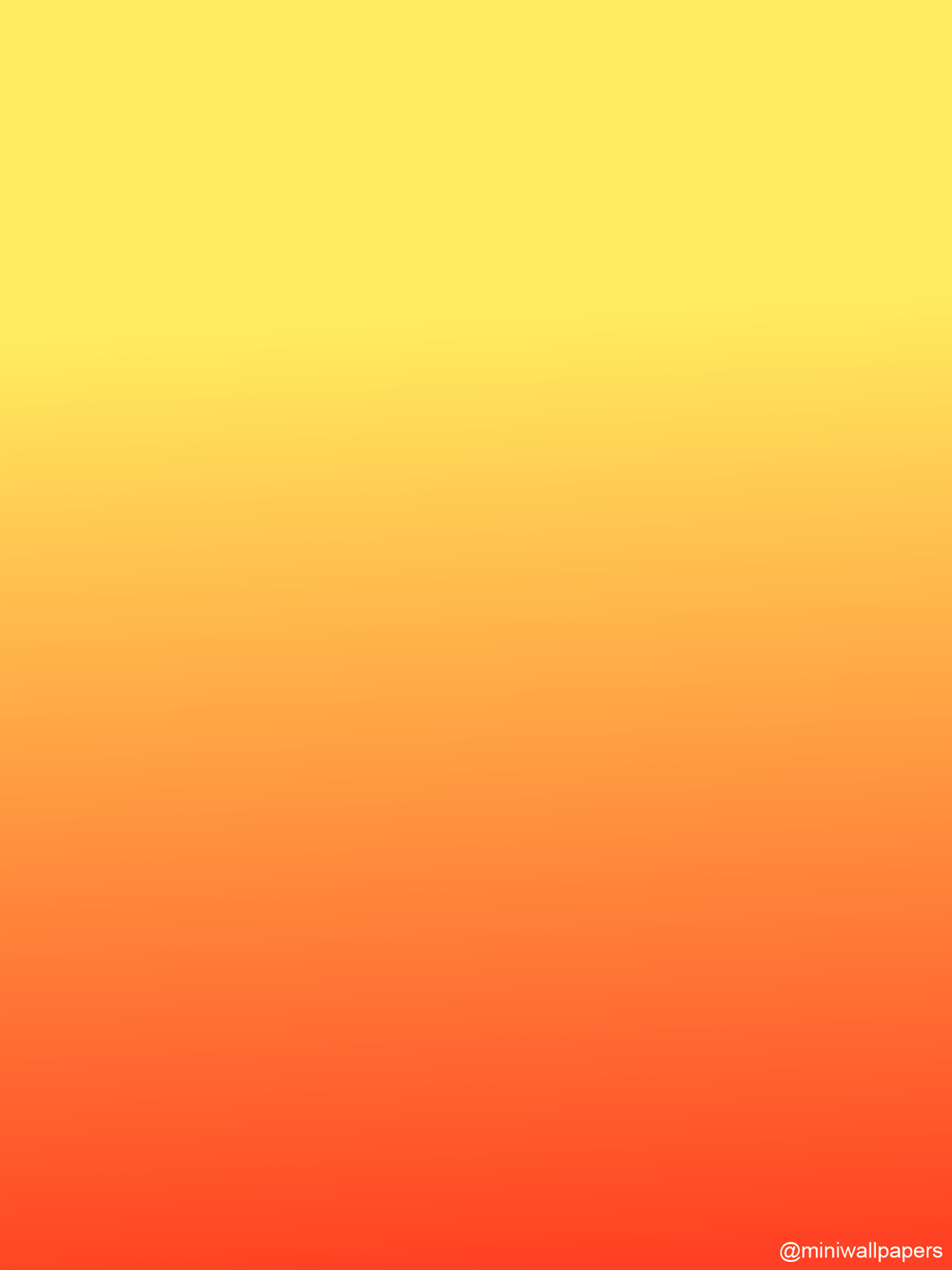 Lockscreenfun Orange Yellow Gradient iPad Wallpaper