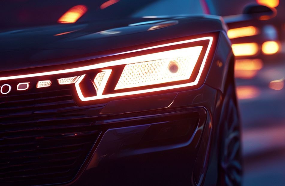 Audi Headlights Wallpaper