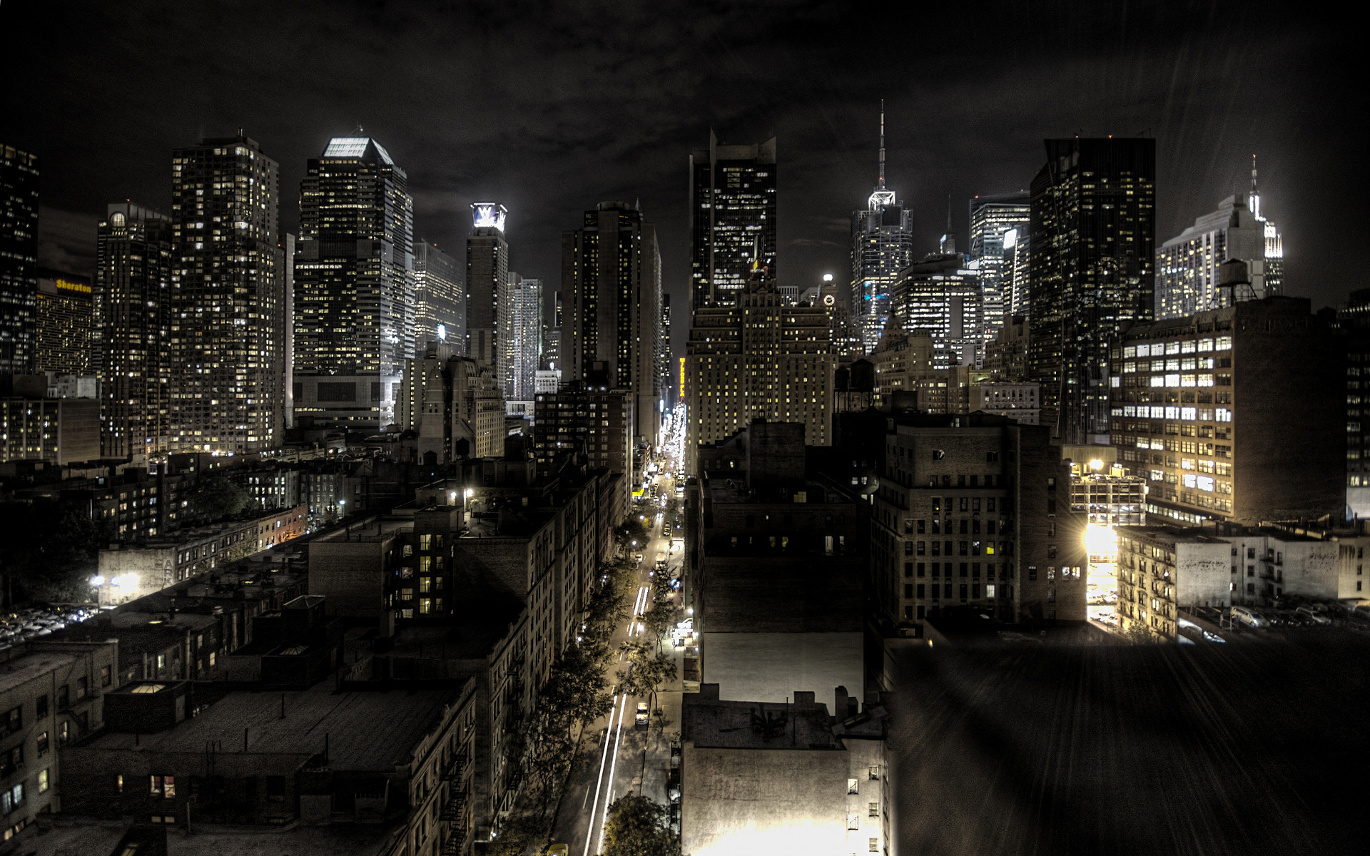 1920x1200px New York Night Wallpaper