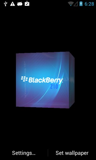 Bigger Blackberry Z10 Cube Lwp HD For Android Screenshot