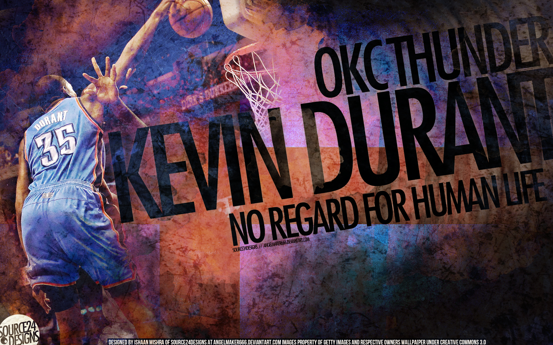 Kevin Durant Dunk Wallpaper By Ishaanmishra