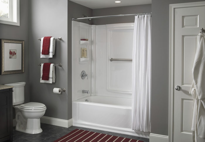 Wallpaper For Shower Surround, How To Install Shower Tub Surround