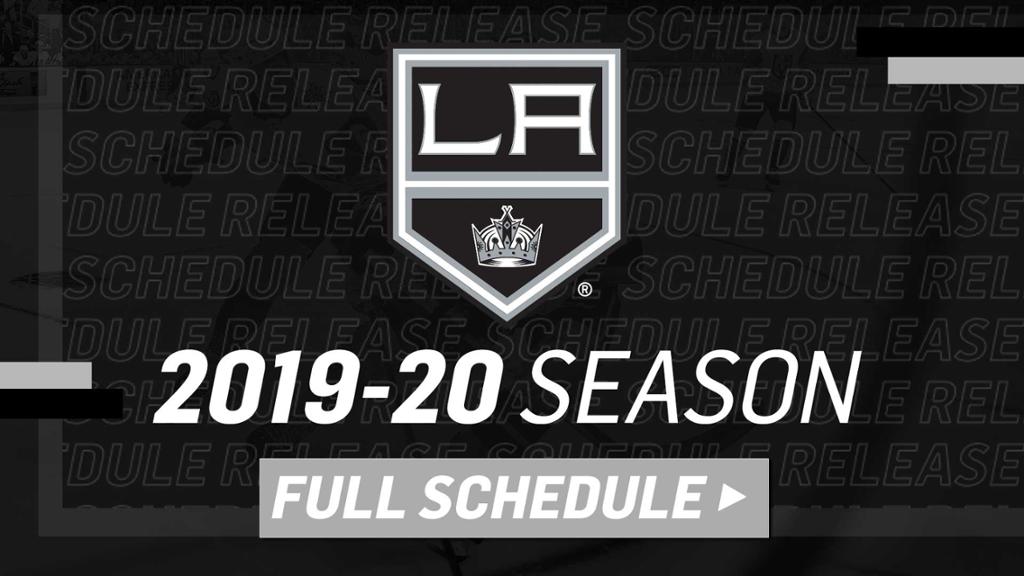 La Kings Announce Entire Regular Season Schedule