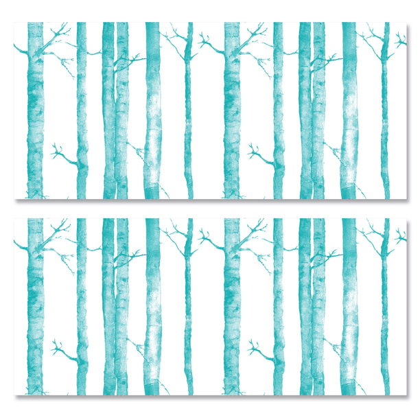 Aspen Tree Wall Tiles Turquoise By Designyourwall Fab